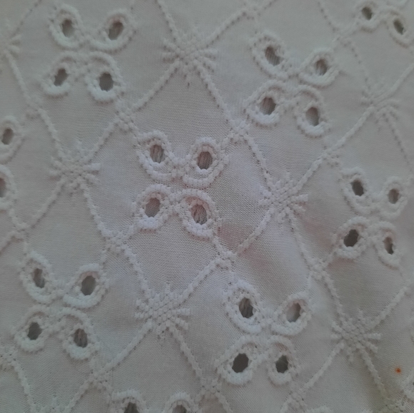 ✨️💕 Ardene Patterned Strapless White Loose Crop Top Womens Small - Picture 3 of 4